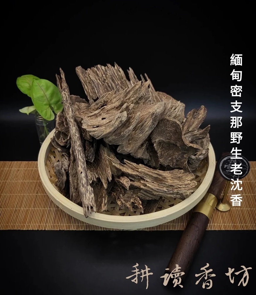 [耕讀香坊]緬甸密支那野生老沉香 產地都稀缺 絕版好料 剩小塊料 特價299 惠安系會安系 沉香殼 沉香螺殼 碳化老沉香